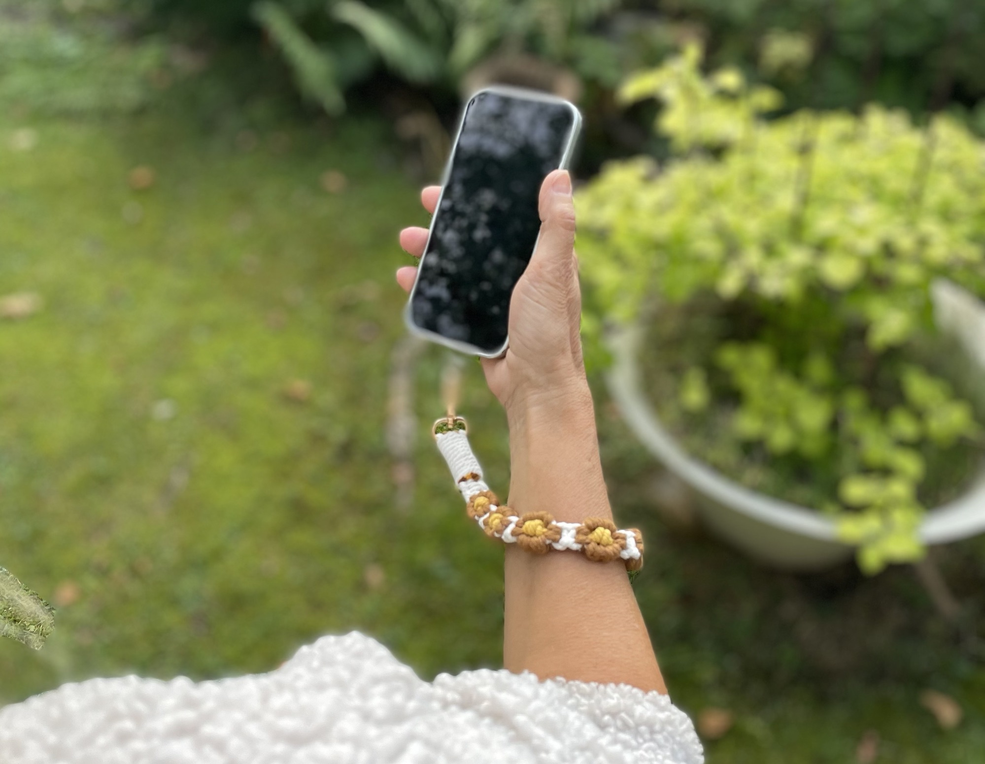 makramé
mobil rem
makramé nyckelband
nyckelband